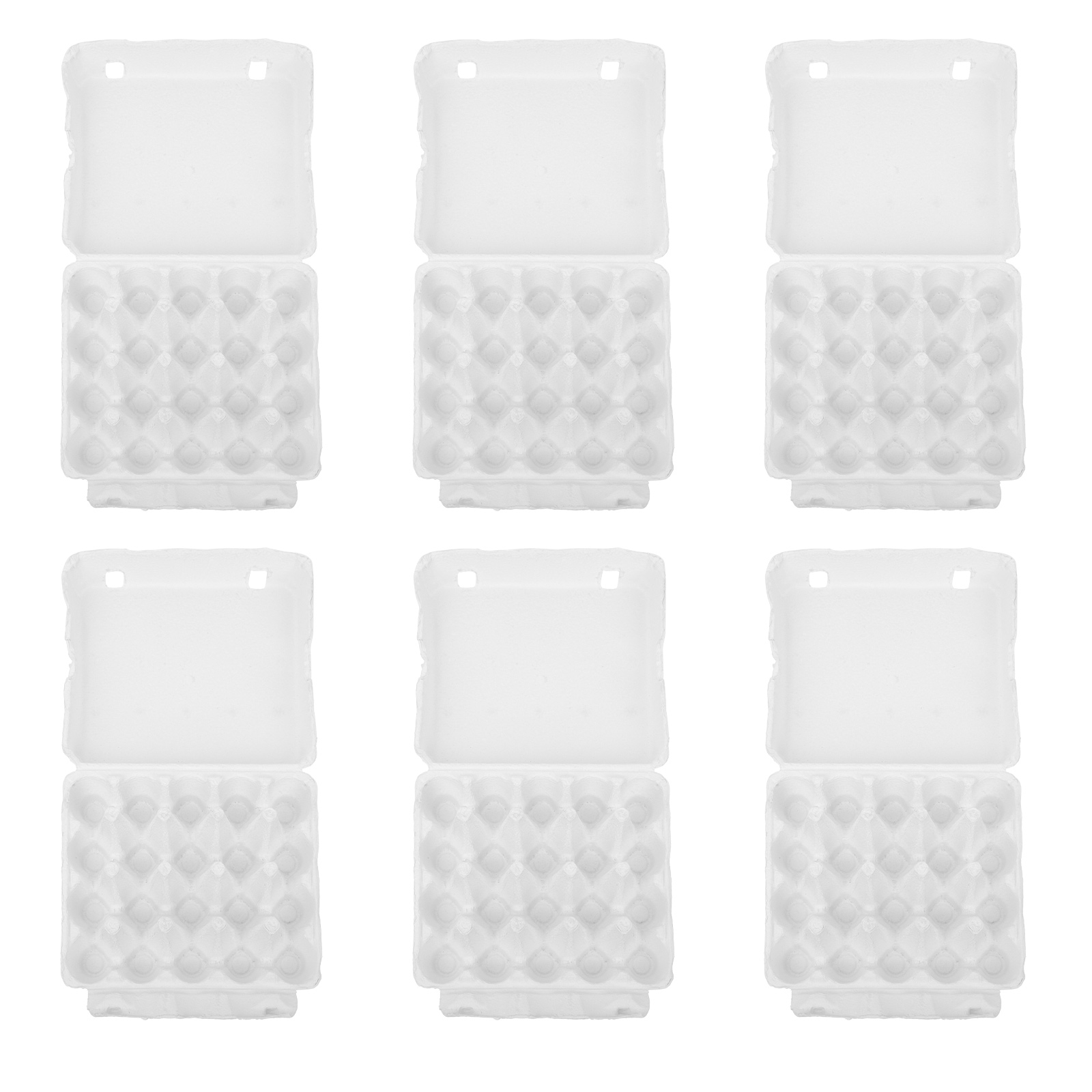 BESTONZON 6Pcs Household Egg Cartridges Portable Egg Cartons Protective