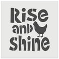 thumbnail image 1 of Rise and Shine Rooster DIY Cookie Wall Craft Stencil - 9.0 Inch, 1 of 5