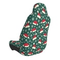 thumbnail image 2 of Fotbe Santa Hat Joy Green Festive Funda para Asiento de Auto con Estampado – Impermeable y Antisudor – Ajuste Universal, Lavable a Máquina, Antideslizante (1 Pieza), 2 of 5