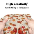 thumbnail image 7 of COEQINE Fall Maple Leaves Rollator Seat Back Cover for Women Cardinal Rollator Seat Cover Set of 2 Walker Seat Cover Replacement for Men, 7 of 7