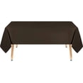thumbnail image 6 of 210GSM Rectangle Table Cloth - Heavy Duty Water Resistance Microfiber Tablecloth, Decorative Fabric Table Cover for Outdoor and Indoor Use (Chocolate,60 x 60 Inch), 6 of 6