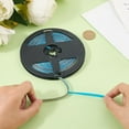 thumbnail image 3 of 9.84 Feet x 0.31 Inch Self Adhesive Caulking Tape Waterproof Peel and Stick Molding Trim Caulk Strip Gray PVC Plastic Kitchen Bathroom Gap Sealant Edging Tape for DIY, 3 of 9