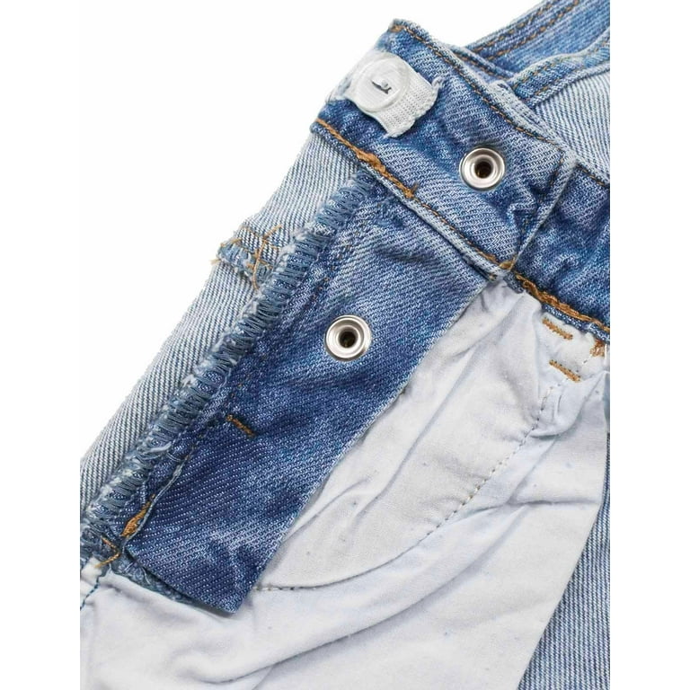 Distressed jean jumper best sale