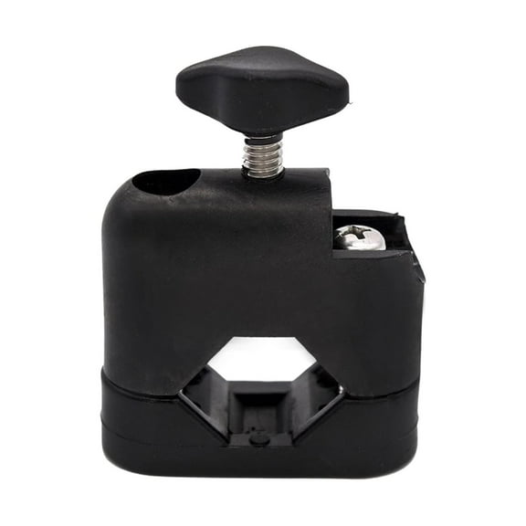 Marine City Black Plastic Flag Pole Base, UV Resistant, Fits 7/8 to 1 Inch Round and Square Tubes, for Marines and Boats 1 Pack