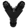 thumbnail image 2 of Yctze Coupler Union Fitting Splitter Black Anodized Coat FittingsBlack Coupler Fitting Splitter Coupler Union Fitting Splitter Y Adapter Coupler Union, 2 of 8