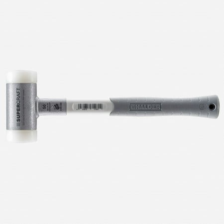 

Halder Supercraft Dead Blow Non-Rebounding Hammer with Nylon Face Inserts and Rubberized Fiberglass Handle 1.97 / 36.68 oz.
