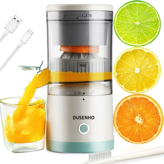 Citrus Juicer Machines Rechargeable - Portable Juicer with USB for Orange, Lemon, Grapefruit