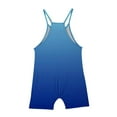 thumbnail image 5 of Jinhomg Fashion Jumpsuits for Girls 2025 Fancy Gradient Color Bib Overalls Lightweight Comfy Spaghetti Straps V-Neck Casual Summer Romper with Pockets 2025 Saving Blue 9 Years, 5 of 7