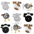 3Pcs Knitted Pet Themed Coasters For Table Fun And Kitchen Use With ...