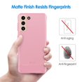 thumbnail image 4 of JETech Slim Fit Case Compatible with Samsung Galaxy S21 5G 6.2-Inch, Thin Phone Cover with Shock-Absorption and Carbon Fiber Design (Pink), 4 of 7