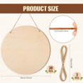 thumbnail image 2 of Ruedas de madera Suzile, 30 unidades, 30 cm de diámetro, para manualidades, sin terminar, 2 of 6