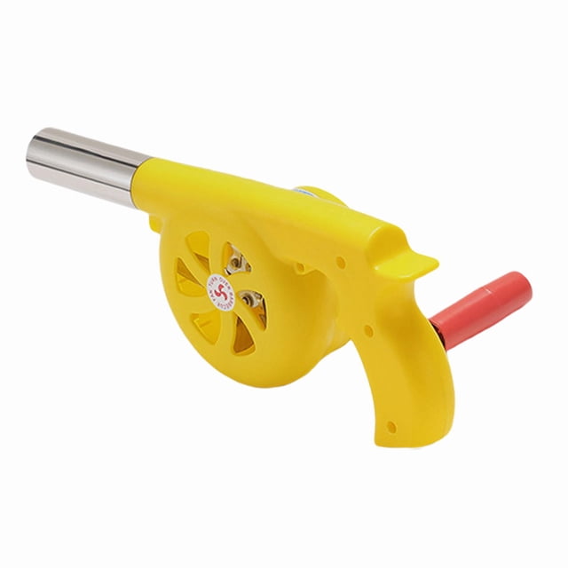 Soplador de aire para barbacoa, soplador de mano, estufa de camping, soplador de explosión, parrilla portátil, , ventilador para barbacoa para Amarillo shamjiam Fuelle de chimenea
