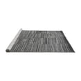 thumbnail image 2 of Ahgly Company Machine Washable Indoor Round Abstract Gray Modern Area Rugs, 8' Round, 2 of 4