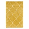 thumbnail image 2 of Unique Loom Rabat Shag Collection Area Rug - Fractured (4' 1" x 6' 1" Rectangle Yellow/Ivory), 2 of 6