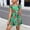 Green-03, variant on Sentuca Girls Summer Dresses Flower Fly Sleeve Sundress Casual Mini Dresses for Kids Clothes Size 7-8Years