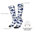 thumbnail image 5 of Picia Women Crew Soft Moisture-wicking Socks Cartoon Iceberg Polar Bear Pattern Design Cotton Socks, One Size fit All, 5 of 9