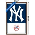 thumbnail image 3 of MLB New York Yankees - Logo 22 Wall Poster, 22.375" x 34" Framed, 3 of 5