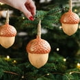 thumbnail image 3 of Upgraded Christmas Wooden Hazelnut Pendant Christmas Tree Ornament Accessories Decorative Wooden S, 3 of 6