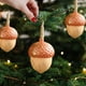 thumbnail image 5 of Adorno Navideño Colgante de Madera con Forma de Avellano | Decoración Colgante de Espuma Naranja de 8 X 5,8 Cm | Reutilizable para Un Ambiente Festivo | 1 Unidad, 5 of 6