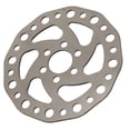 thumbnail image 3 of Rotor De Freno De Disco De Bicicleta, Freno De Disco De 100mm 6 Agujeros, Piezas De Repuesto De Bicicleta De Acero De Alta Dureza Para Accesorios De Bicicleta De Carretera De Bicicleta De Montaña, 3 of 5