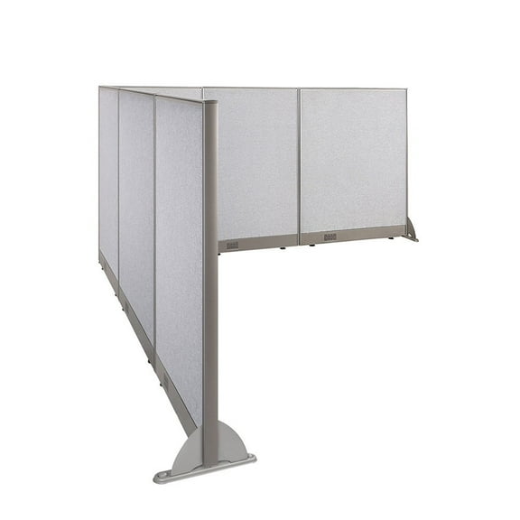 GOF L-shaped Freestanding Partition 108”D x 114”W x 48”H, Office Room Divider, Privacy Screen, Workstation Cubicle