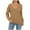 Khaki-Sweater, variant on Qetyuw Cable Knitted Sweater for Women Off Shoulder V Neck Long Sleeve Pullover Jumpers Solid Color Open Back Casual Sweaters