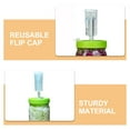 thumbnail image 4 of KAKOWELY mason jars canning 2pcs Mason Jars Canning Fermenting Lids Mason Jar Wide Mouth Lids Fermenting Lids For Mason Jars Wide Mouth Plastic Mason Jar Lids Mason Jar Lids For Mason Jars, 4 of 5