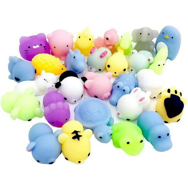 Muñecas para apretar, juguete para apretar de 24 piezas, juguete para descomprimir, lindo juguete antiestrés, máxima confiabilidad