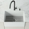thumbnail image 5 of VIGO 23.75 in. x 14.875 in. Silicone Bottom Grid for 27 in. Single Bowl Kitchen Sink in Gray, 5 of 6