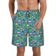 thumbnail image 1 of Fotbe Cars Transportation Trajes de Baño Estampados para Hombre, Shorts de Verano de Secado Rápido, Ropa de Playa, Bañadores-Small, 1 of 6