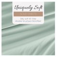 thumbnail image 6 of Double-Brushed Microfiber Twin XL Sheet Set 3 Piece – Oeko-TEX Certified Ultra Soft & Wrinkle-Free - 16" Deep Pocket Sheets - Easy Care Twin XL Size - Mint, 6 of 9