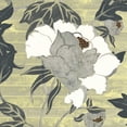 thumbnail image 2 of Studio W 26x26 Black Ornate Wood Framed with Double Matting Museum Art Print Titled - Woodgrain Peony I, 2 of 4