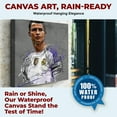 thumbnail image 4 of Ronaldo Canvas Wall Art by Mavis Print- 14x14 inches Football Wall Decor | UV & Water Resistant HD Printed & Wooden framed Wall Art | Modern Wall Decor for Gift | Made in USA, 4 of 5