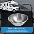 thumbnail image 4 of Évier de Cuisine RV, Évier Rond Antirouille de 12 Pouces pour Caravane RV, 4 of 7