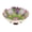 Green, variant on diollo Decorative Dry Fruit Bowls Kitchen Serve Brass Bowls Meenakari Work | Color: White | Dia: 5 Inch