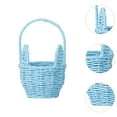 thumbnail image 6 of Esquirla Easter Flower Basket Empty Portable, Easter Decoration, Easter Egg Basket Wedding Flower Girl Basket for Holiday Blue, 6 of 8