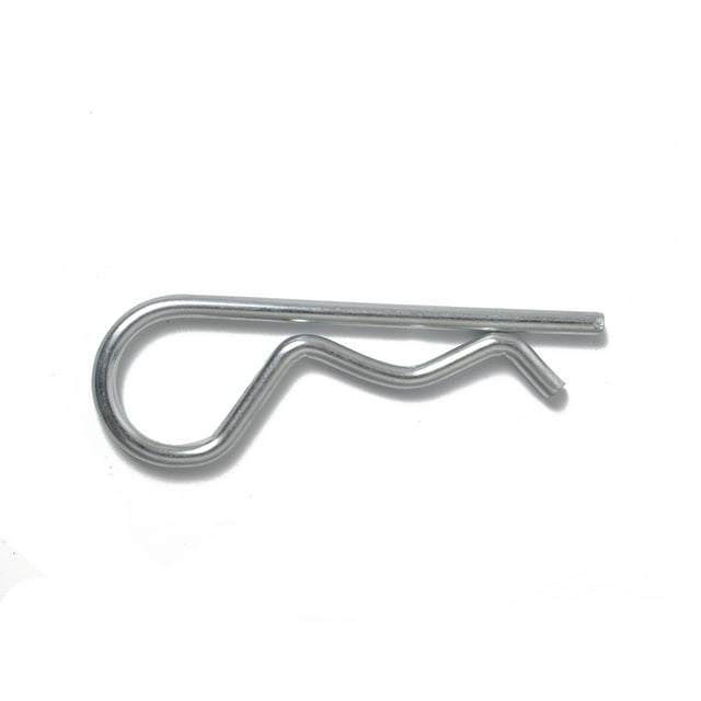 125 Pcs Ensemble de Goupilles en Forme de R 8 Assortiments de Goupilles à Cotter Divisées Tailles de Goupilles de Tracteur Kit de Goupilles en Plastique