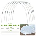 thumbnail image 1 of Greenhouse Hoops For DIY 43" Or Wider Plant Tunnel, Rust Resistant Fiberglass, 1 of 5