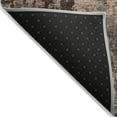 thumbnail image 4 of HomeRoots 606060 9 x 12 ft. Blue, Copper & Brown Abstract Washable Indoor & Outdoor Rectangle Area Rug, 4 of 5