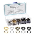thumbnail image 1 of Unique Bargains 5 Colors 5mm Inside Dia. 150 Sets 3/16' Copper Grommet Kit with 3 Pcs Install Tool, 1 of 6