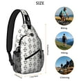 thumbnail image 5 of Winter Penguin Sling Backpack, Cute Emperor Penguin Snow Pattern Crossbody Bag, Cartoon Winter Animal Print for Travel and Daily Use, 5 of 6