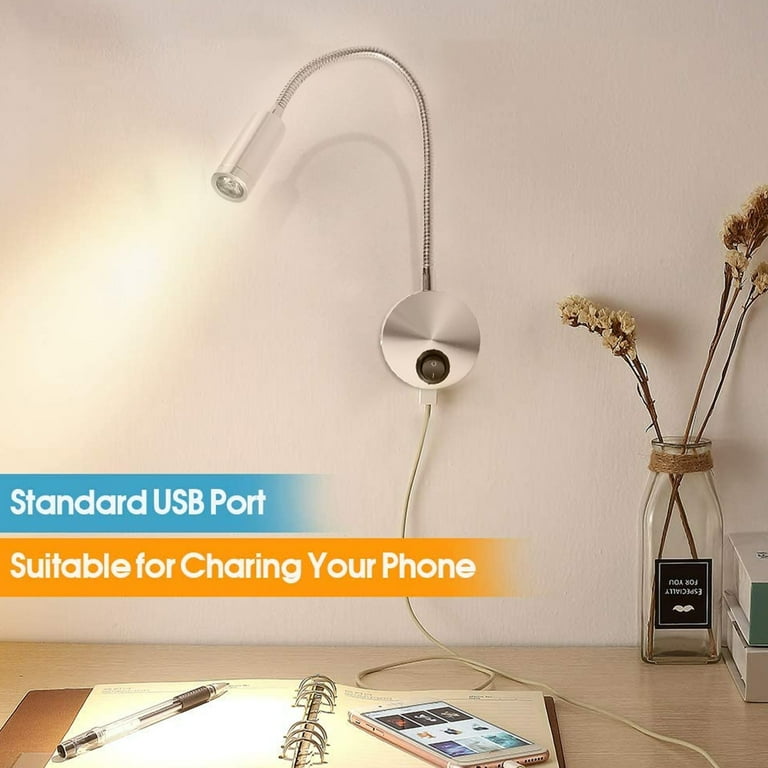 Gooseneck lamp cheap wall mount