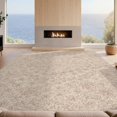 thumbnail image 2 of Design&I 9'x12' Washable Area Rug Pink Beige Distressed Vintage Allover Boho Faded Cream Sage Shack for Master Suite, Under Bed, Sleek Flatweave Pet Friendly, 2 of 7