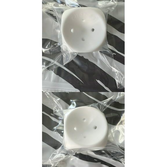 Bioteque Pessary Cube with Drainage Holes Size 3 Silicone, Pack of 2