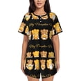 thumbnail image 1 of Fotbe Pumpkin Pie Gnome Conjunto de Pijama Estampado para Mujer, 2 Piezas, Ropa de Dormir con Camiseta de Manga Corta y Shorts Suaves-X-Large, 1 of 6