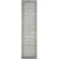 thumbnail image 1 of Unique Loom La Jolla Collection Tone Traditional Runner Rug, 2 Feet 7 Inch x 10 Feet, Light Gray/Dark Gray, 1 of 2