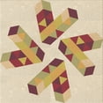 thumbnail image 1 of Ahgly Company Machine Washable Indoor Square Transitional Golden Blonde Gold Area Rugs, 6' Square, 1 of 7