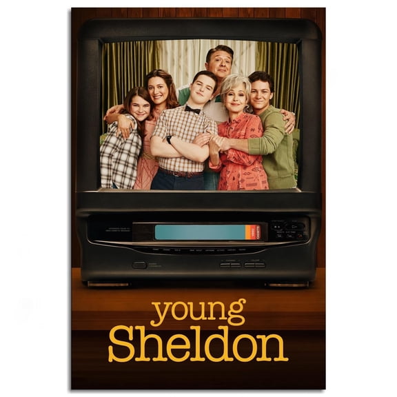 Generic Young Sheldon Movies Posters Wall Art Comedy Movies Canvas Prints Fun Children's Movies Poster For Home Office Bedroom Decorations