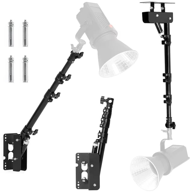 Photography Pendant Stand for Indoor Wall Mounted Lights Mini Flashes Ceiling Mounted Light Bracket