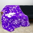 thumbnail image 7 of College Covers Kansas State Wildcats Huge Raschel Throw Blanket, Bedspread, 86" x 63", 7 of 7